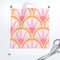 Vintage Art Deco Feminine Pastels Inspired Retro Pattern Twenties 1920S Prohibition Pink And Orange Custom Pre-pasted Wallpaper by Spoonflower Pre-Pasted Wallpaper 2FT Wide